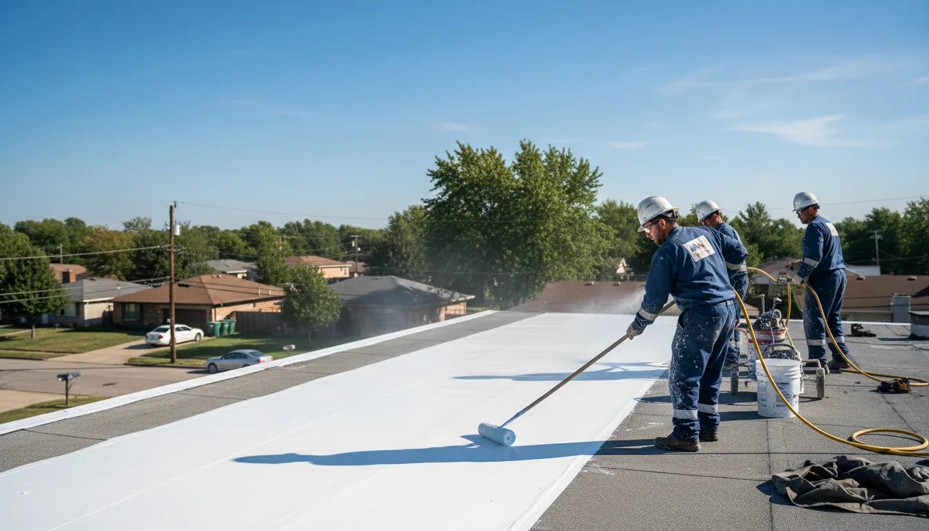 Commercial roof coating in Washburn, MO near me
